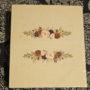 Floral Blank Place Cards